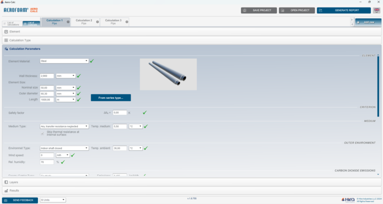 Aerocalc Software Instructions